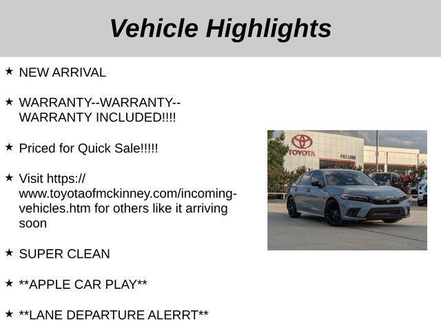 used 2023 Honda Civic car, priced at $26,894