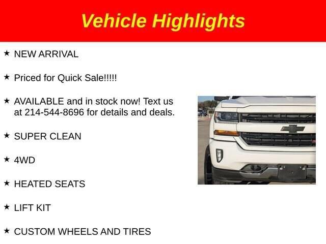 used 2018 Chevrolet Silverado 1500 car, priced at $30,891