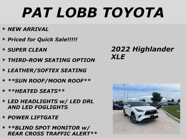 used 2022 Toyota Highlander car, priced at $37,342