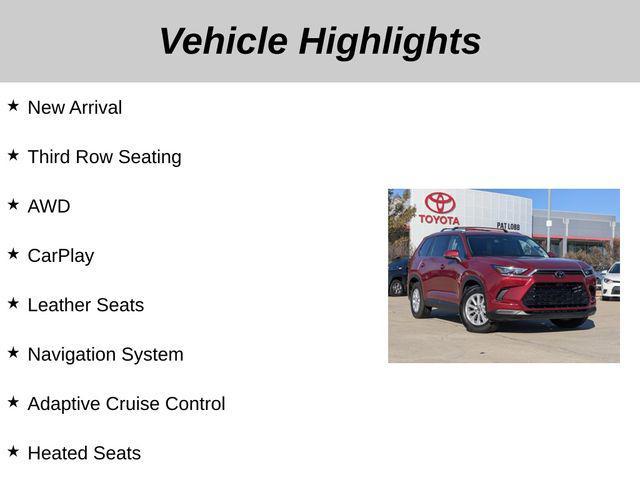 used 2024 Toyota Grand Highlander Hybrid car, priced at $51,551