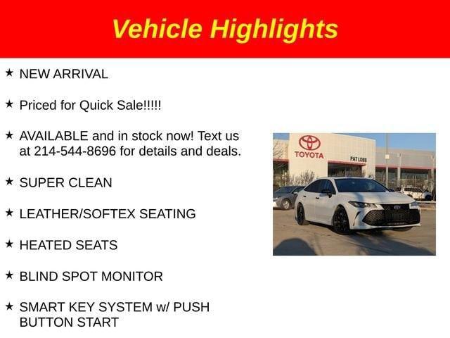 used 2021 Toyota Avalon car, priced at $31,491