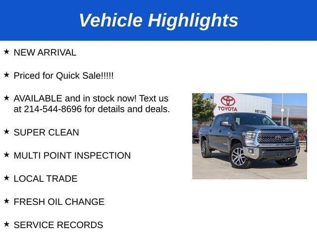 used 2018 Toyota Tundra car, priced at $32,871