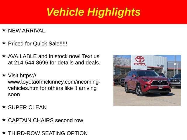 used 2022 Toyota Highlander car, priced at $35,001