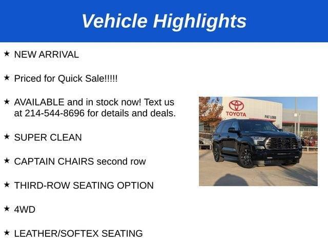 used 2024 Toyota Sequoia car, priced at $75,881