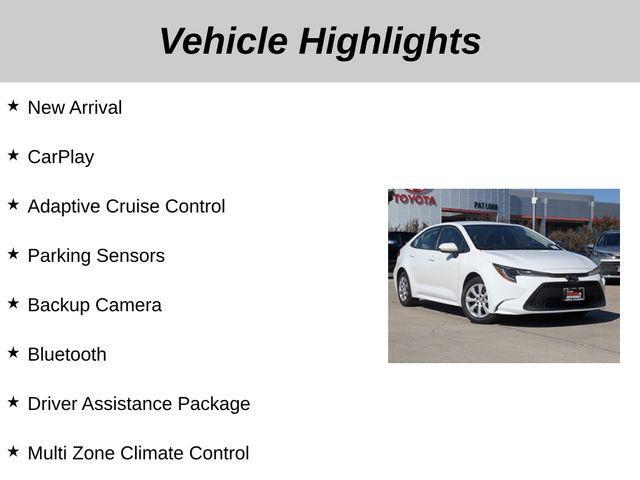 used 2022 Toyota Corolla car, priced at $18,506
