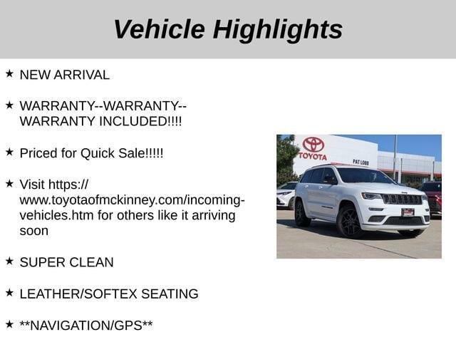 used 2020 Jeep Grand Cherokee car, priced at $18,845
