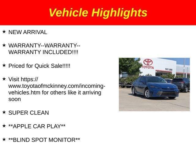 used 2025 Toyota Camry car, priced at $29,497