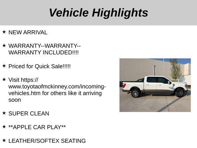 used 2021 Ford F-150 car, priced at $41,452