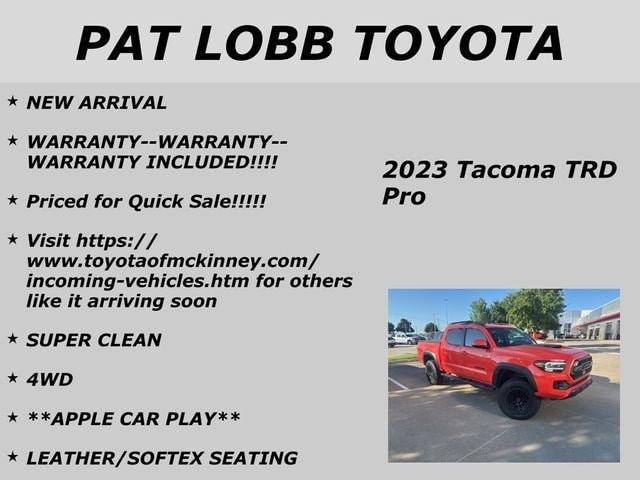 used 2023 Toyota Tacoma car, priced at $47,817
