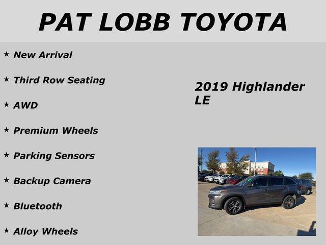 used 2019 Toyota Highlander car, priced at $22,528