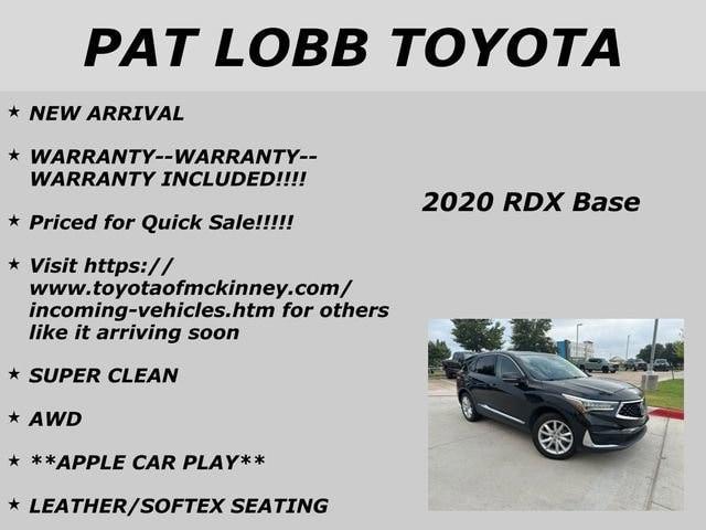 used 2020 Acura RDX car, priced at $21,596