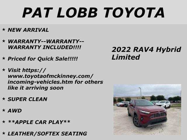 used 2022 Toyota RAV4 Hybrid car, priced at $35,670