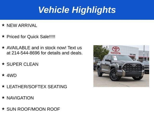 used 2023 Toyota Tundra car, priced at $55,492