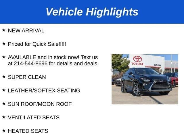 used 2016 Lexus RX 350 car, priced at $21,682