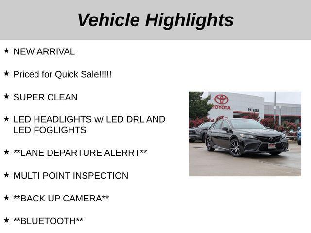 used 2023 Toyota Camry car, priced at $22,302