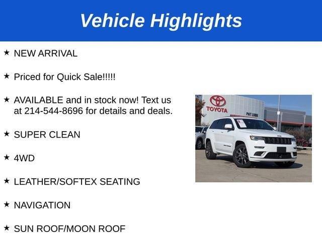 used 2018 Jeep Grand Cherokee car, priced at $24,282