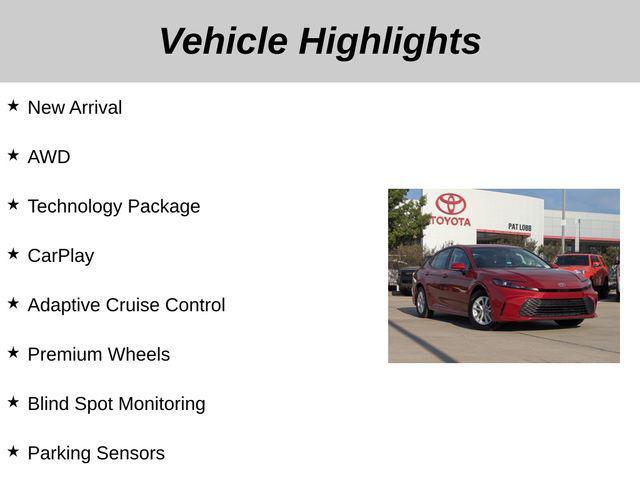 used 2025 Toyota Camry car, priced at $29,343