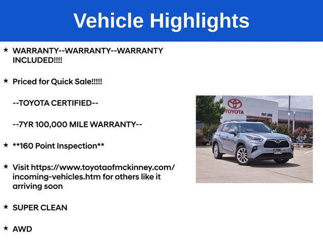 used 2024 Toyota Highlander Hybrid car, priced at $50,532