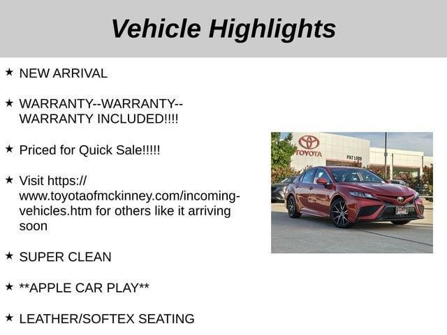 used 2024 Toyota Camry car, priced at $25,251