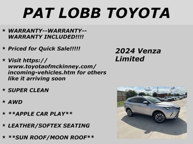 used 2024 Toyota Venza car, priced at $44,815