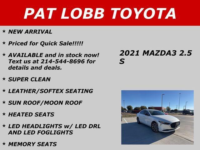 used 2021 Mazda Mazda3 car, priced at $20,921