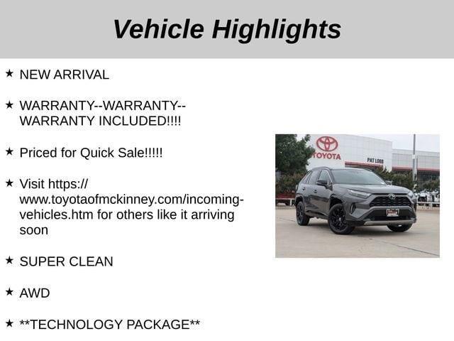 used 2022 Toyota RAV4 Hybrid car, priced at $35,849