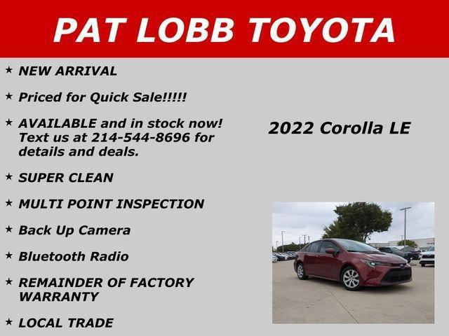 used 2022 Toyota Corolla car, priced at $20,981