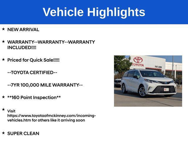 used 2023 Toyota Sienna car, priced at $47,064