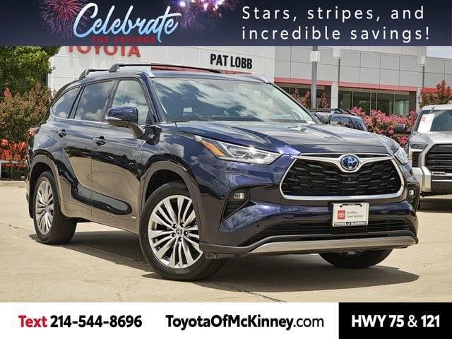 used 2023 Toyota Highlander Hybrid car, priced at $50,476