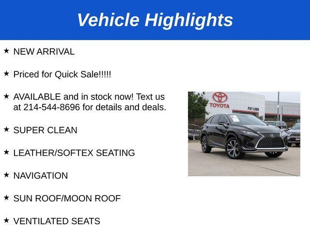 used 2021 Lexus RX 350 car, priced at $35,484