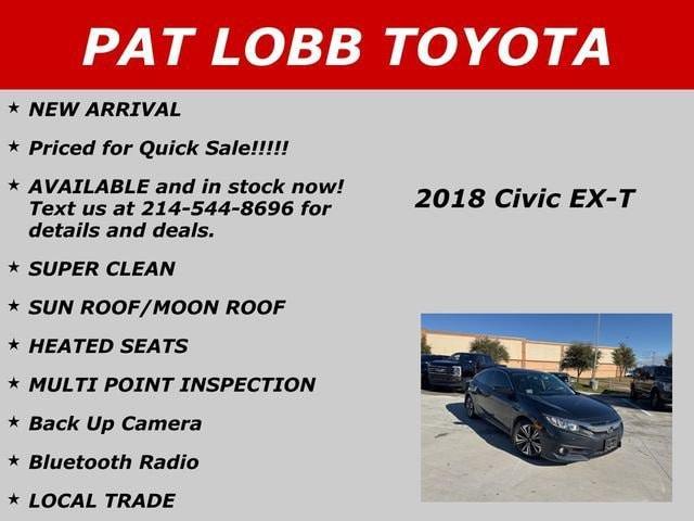 used 2018 Honda Civic car, priced at $19,881