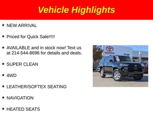 used 2024 Toyota 4Runner car, priced at $45,682