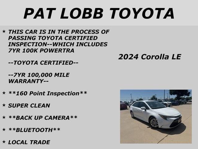 used 2024 Toyota Corolla car, priced at $22,376