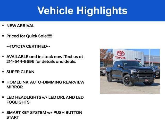 used 2023 Toyota Tundra car, priced at $39,982