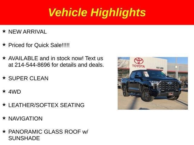 used 2023 Toyota Tundra Hybrid car, priced at $57,881