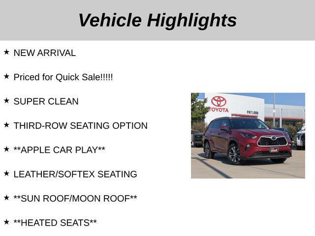 used 2022 Toyota Highlander car, priced at $37,573