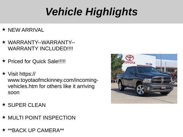 used 2018 Ram 1500 car, priced at $23,756