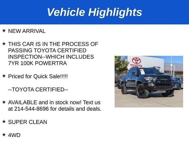 used 2023 Toyota Tacoma car, priced at $49,981