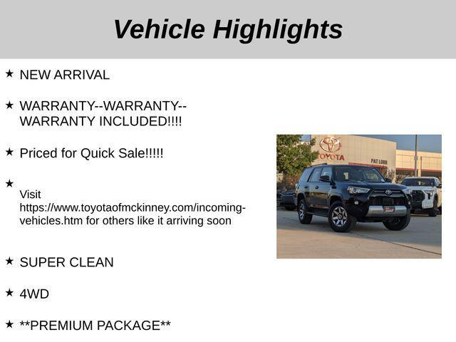 used 2024 Toyota 4Runner car, priced at $47,151