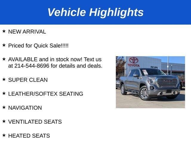 used 2019 GMC Sierra 1500 car, priced at $41,481