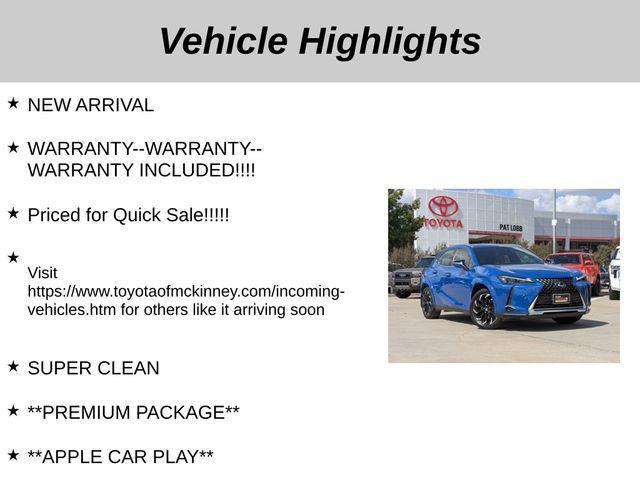 used 2024 Lexus UX 250h car, priced at $34,136