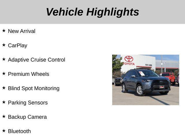 used 2024 Toyota Corolla Cross car, priced at $24,261