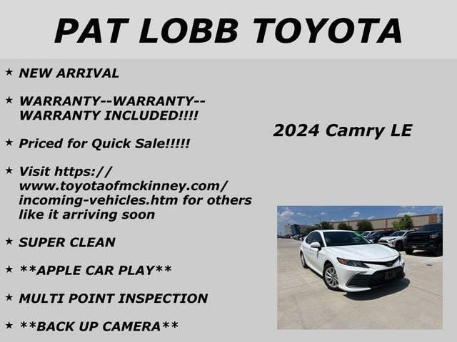 used 2024 Toyota Camry car, priced at $27,572
