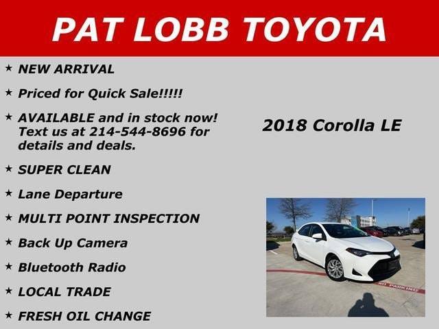 used 2018 Toyota Corolla car, priced at $15,891