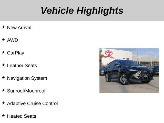 used 2024 Lexus NX 350h car, priced at $49,729