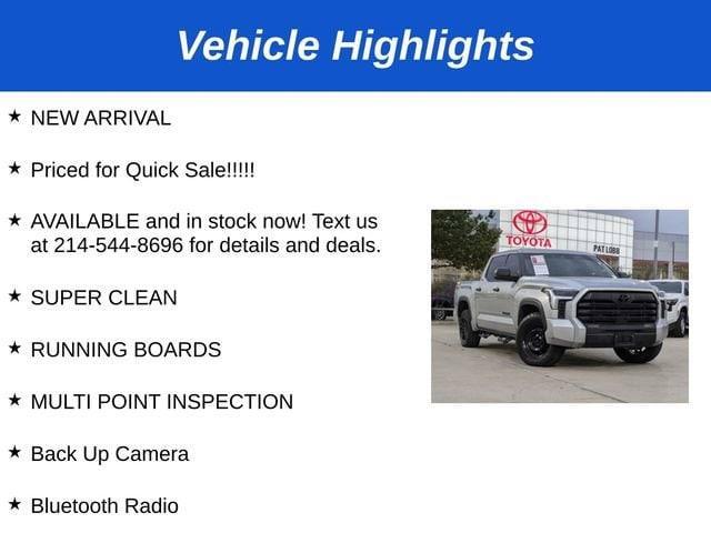 used 2022 Toyota Tundra car, priced at $35,481