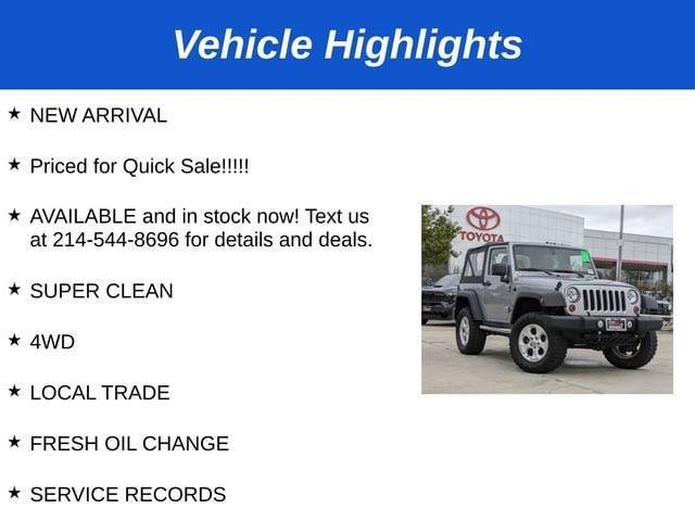 used 2013 Jeep Wrangler car, priced at $21,981