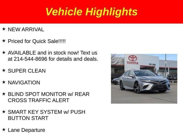 used 2018 Toyota Camry car, priced at $19,421