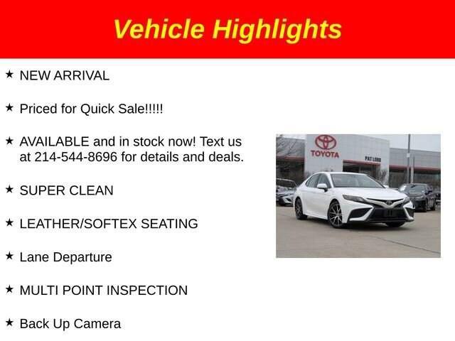 used 2021 Toyota Camry car, priced at $23,181