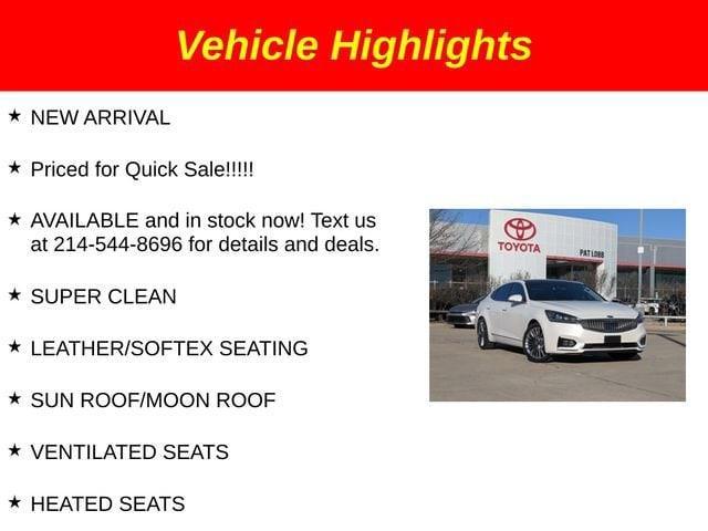 used 2017 Kia Cadenza car, priced at $20,461